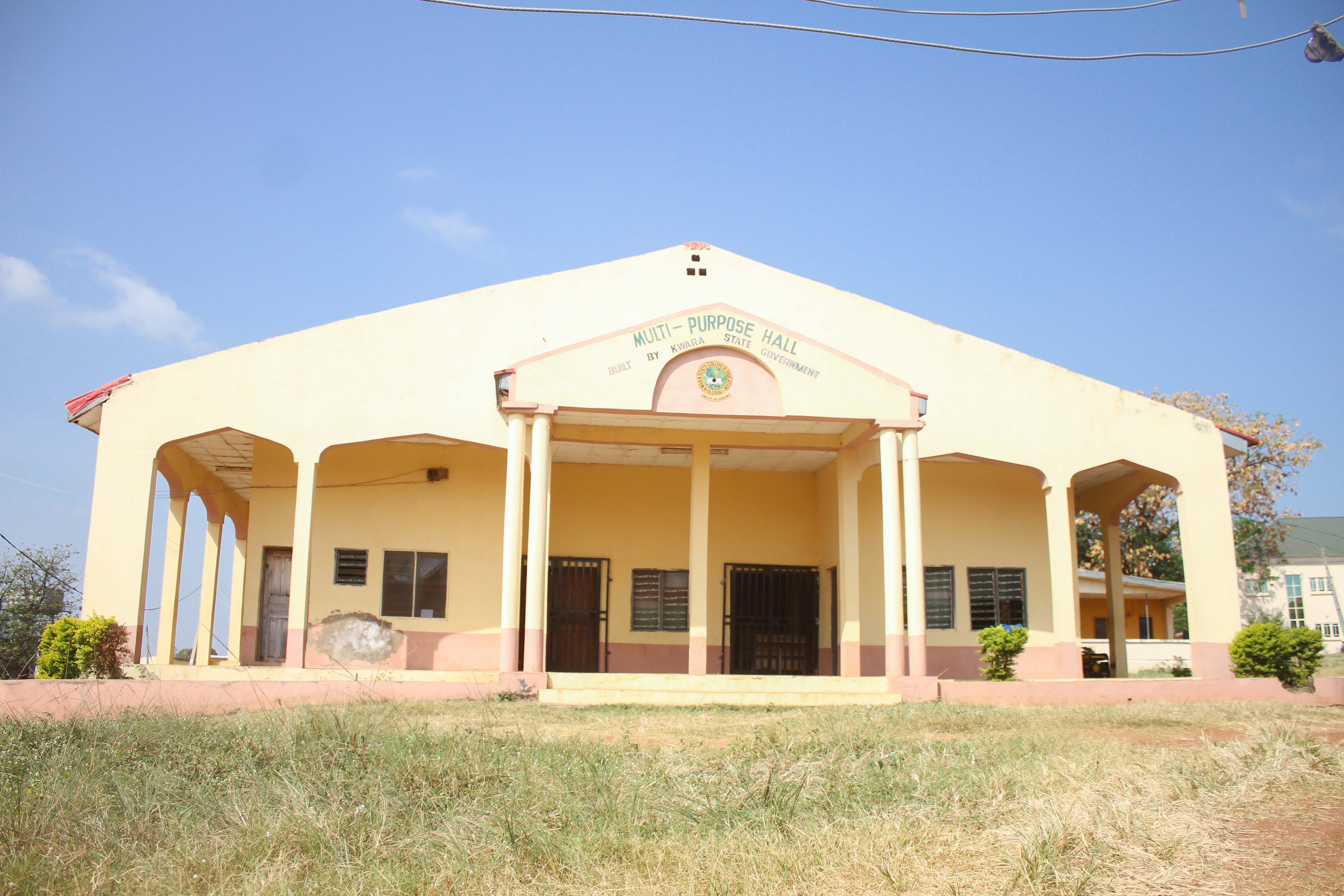 College Multi-purpose Hall Front View