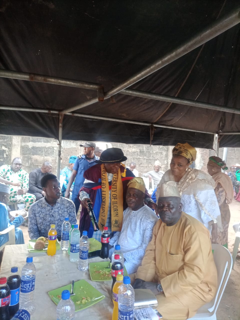 Ag. Provost Fetes Well-Wishers as He Holds Prayer on His PhD Award