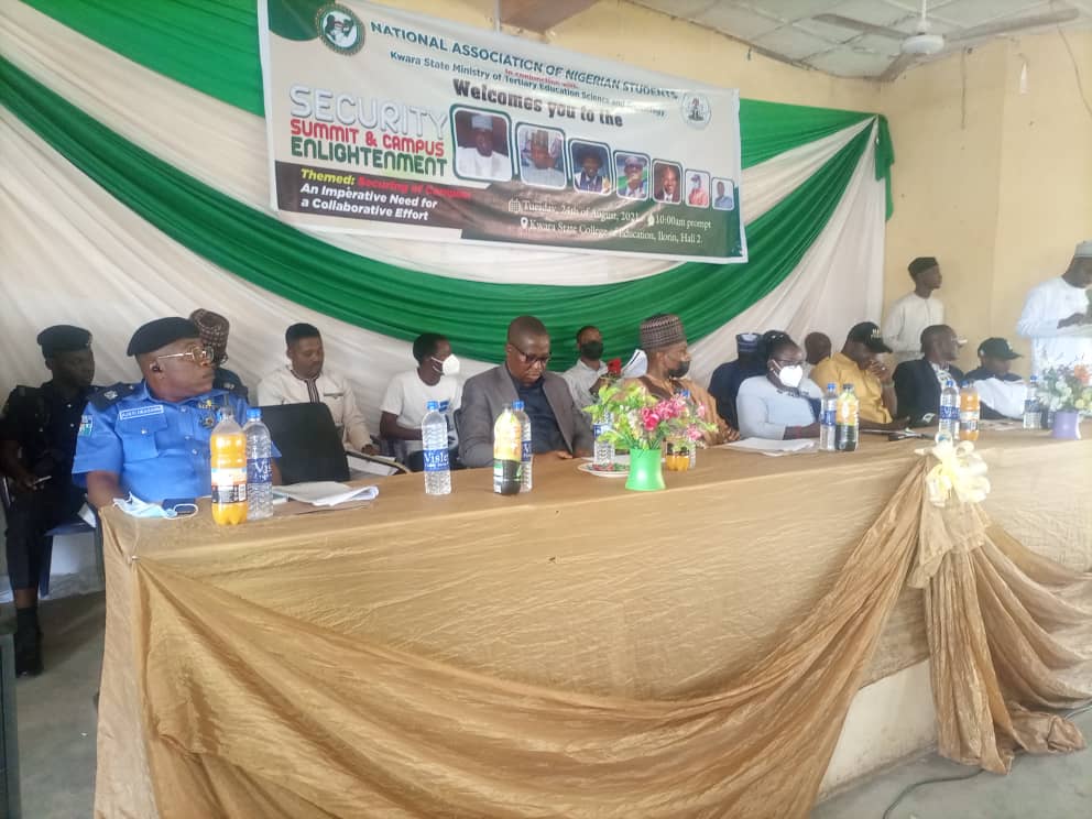 NANS KWARA MOTEST HOLDS SECURITY SUMMIT IN THE COLLEGE