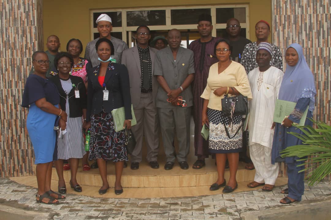 ACTING PROVOST WITH ENTOURAGE PAYS COURTESY VISIT TO FCE, OSIELE ABEOKUTA.